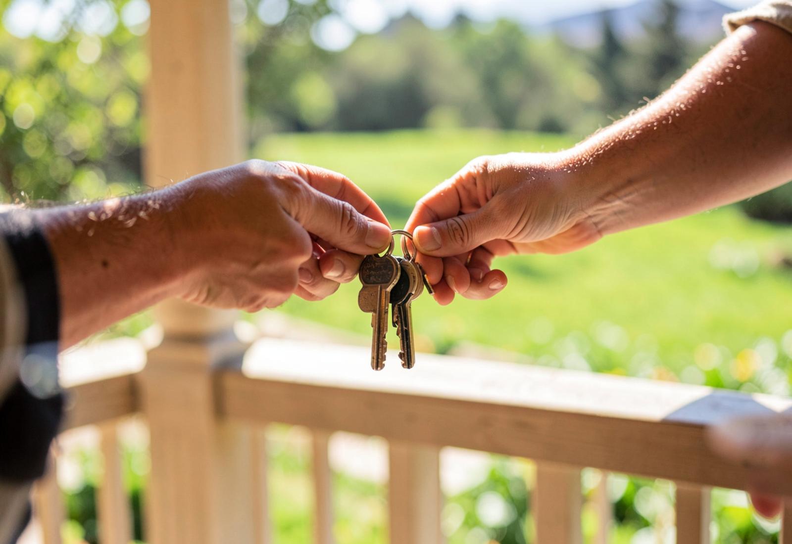Keys handed to happy new homeowners on closing day
